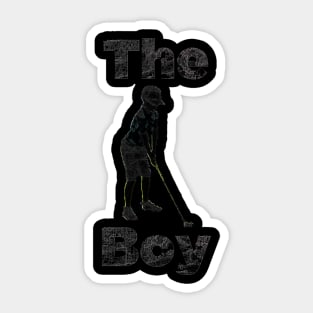 Boy Golfer Sticker